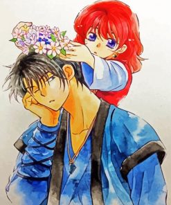 Cute Yona Of The Dawn Manga Anime paint by numbers