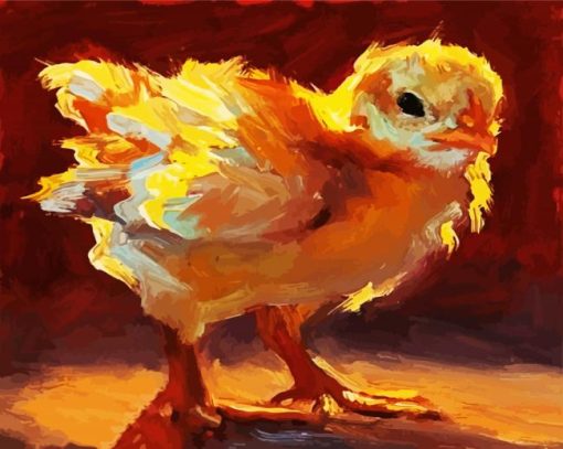 Cute Chick paint by number