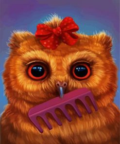 Cute Owl paint by numbers