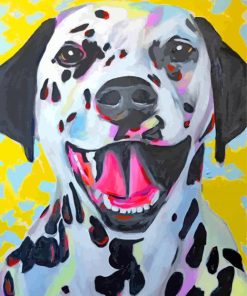 Dalmatian Dog paint by numbers