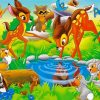 Disney Bambi And Friends paint by numbers