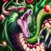 Dragon Ball Shenron paint by number