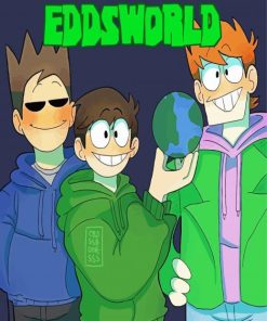 Eddsworld Tord With Tim And Edd paint by numbers