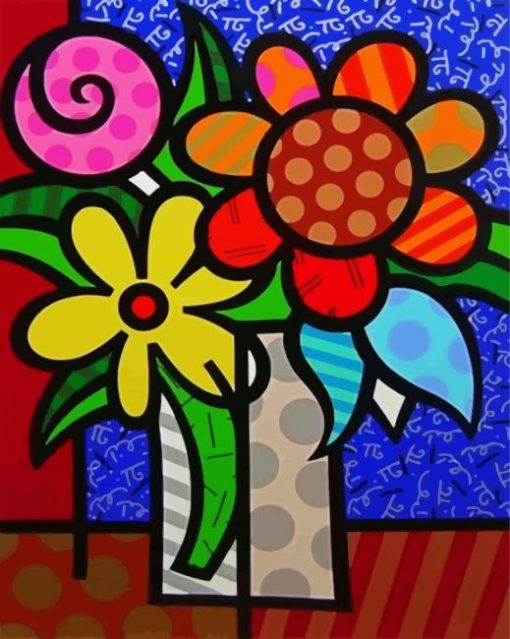 Flowers Art paint by number