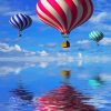 Flying Airballoons paint by numbers