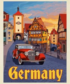 Germany Illustration paint by number