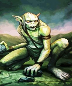 Goblin Monster paint by numbers