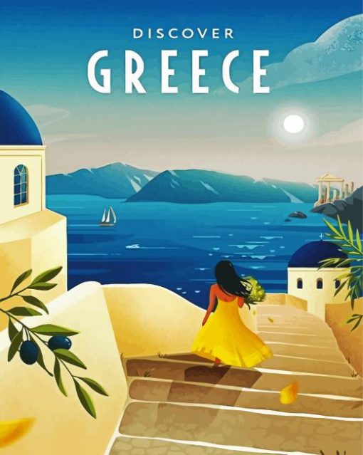 Greece paint by number