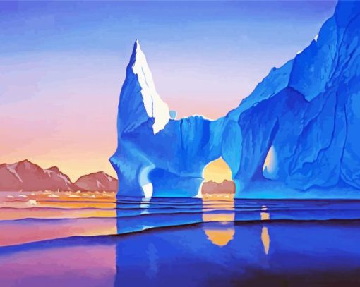 Greenland Iceberg paint by number