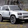 Grey Defender Car paint by numbers