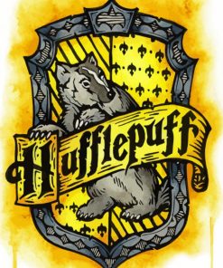 Harry Potter Hufflepuff paint by numbers