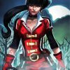 Illustration Vampirella paint by numbers