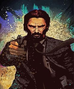 John Wick paint by numbers