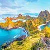 Komodo Island paint by numbers