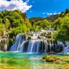 Krka National Park Croatia paint by number