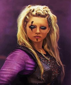 Lagertha Vikings Arts paint by numbers