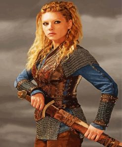 Lagertha Vikings paint by numbers