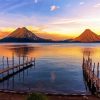 Lake Atitlan Guatemala paint by number