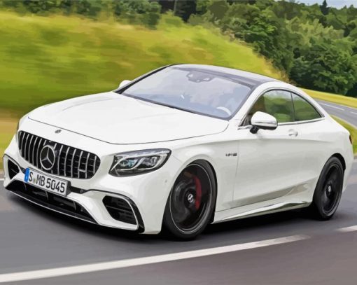 Mercedes Amg S63 paint by number