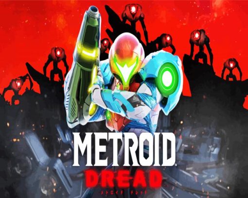 Metroid Dread Game Poster paint by number