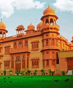 Mohatta Palace Karachi Pakistan paint by number