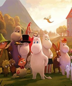 Moominvalley paint by numbers