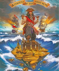 Pirate Of The Caribbean paint by numbers