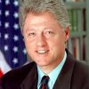 President Bill Clinton paint by numbers