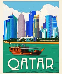 Qatar paint by number