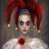 Sad Clown Woman paint by number