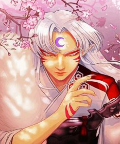 Sesshomaru Inuyasha paint by number