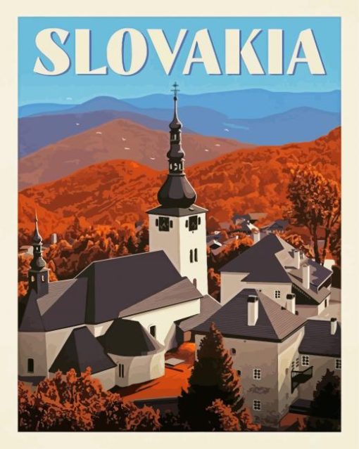 Slovakia paint by number