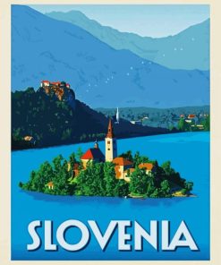 Slovenia paint by number