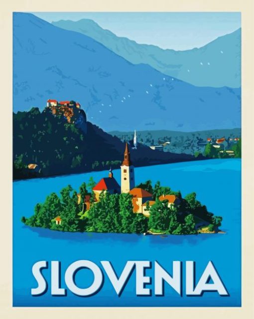 Slovenia paint by number