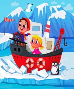 Snow Pirates paint by number