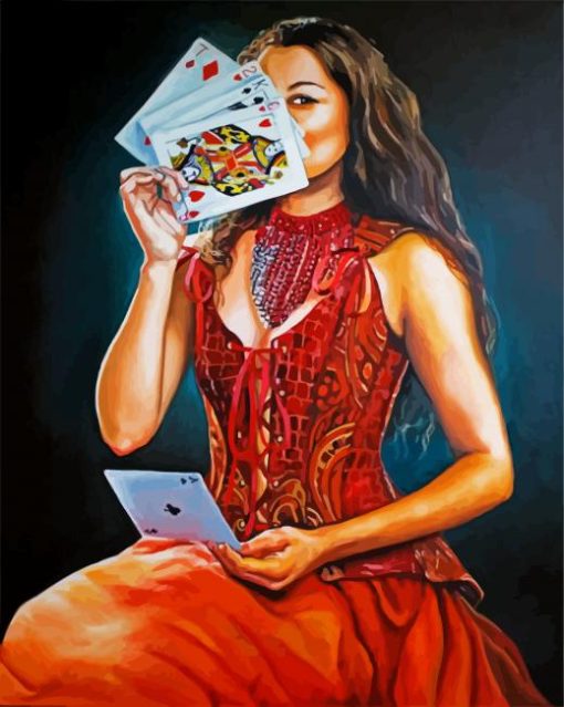 Tarot Woman paint by numbers