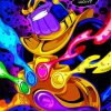 thanos animation art paint by numbers