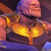 Thanos Marvel paint by numbers