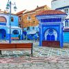 The Blue City Chefchaouen paint by numbers