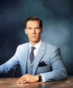 The English Actor Benedict Cumberbatch paint by numbers