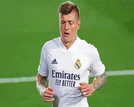 Toni Kroos Football Player paint by numbers