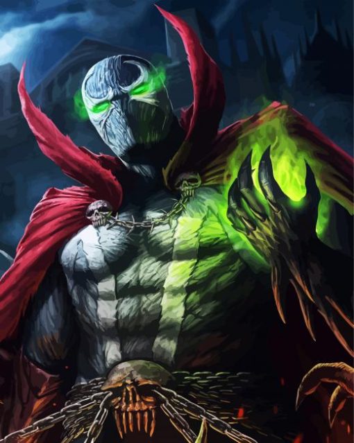 The Supervillain Spawn paint by number