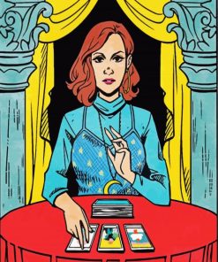 The Tarot Reader paint by numbers