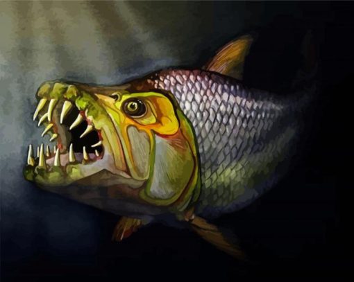 Tigerfish paint by numbers