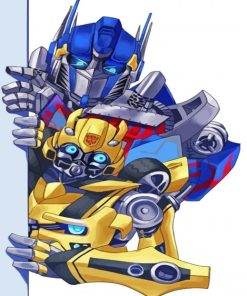 Transformers Art paint by number