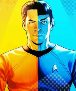 Trek Spock paint by numbers