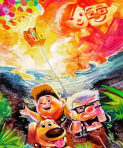 Up Movie paint by numbers