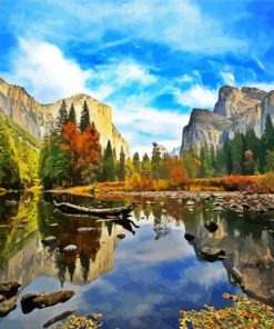 USA Kalifornien Yosemite Valley El Capitain paint by numbers