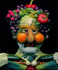 Vegetable Man paint by number