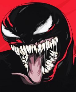 Venom paint by numbers